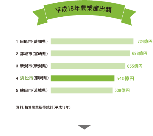 平成18年農業産出額/